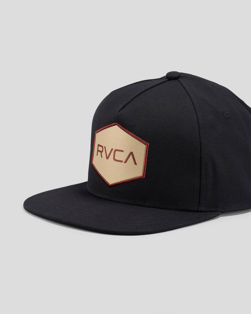 RVCA Commonwealth Patch Snapback Cap for Mens