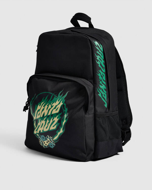 Santa Cruz Dice Flame Dot Backpack for Mens