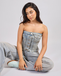 Dr Denim Carli Tube Top for Womens image number null