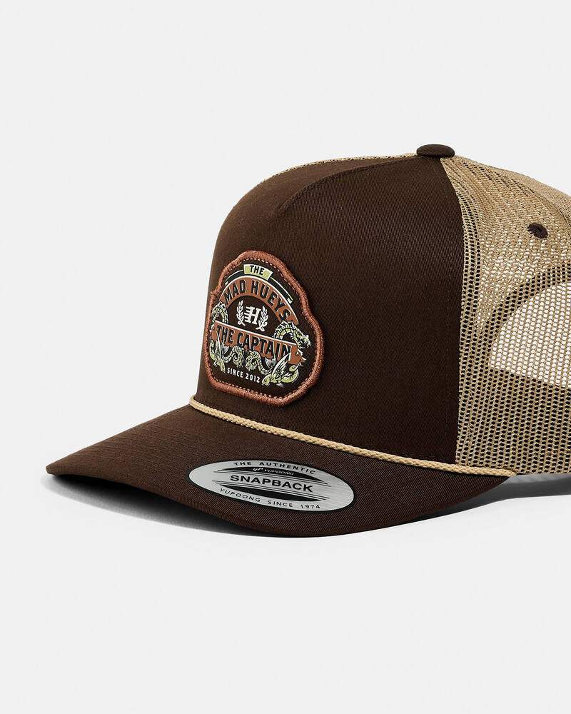 The Mad Hueys Dragon Captain Trucker Cap for Mens