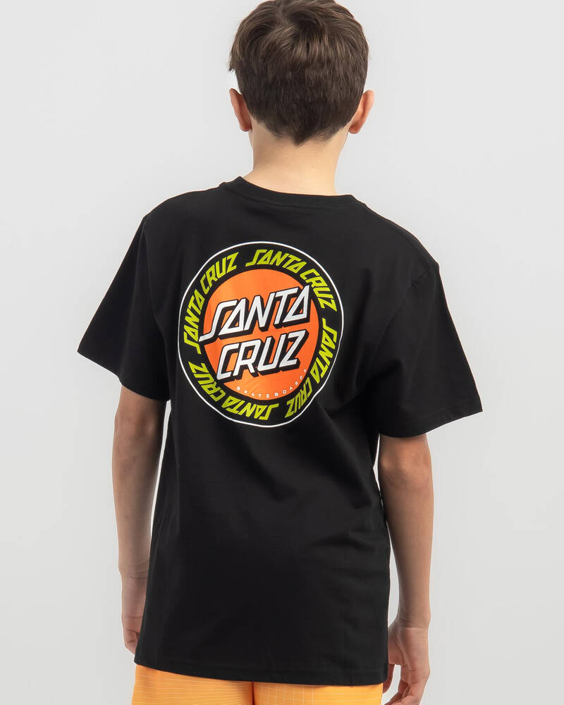 Santa Cruz Boys' Outer Ringed Dot T-Shirt for Mens