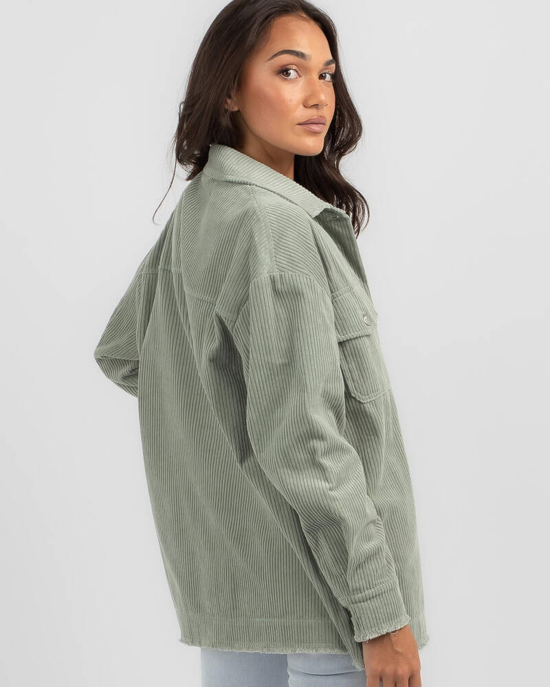 Mooloola Taylor Cord Shacket for Womens