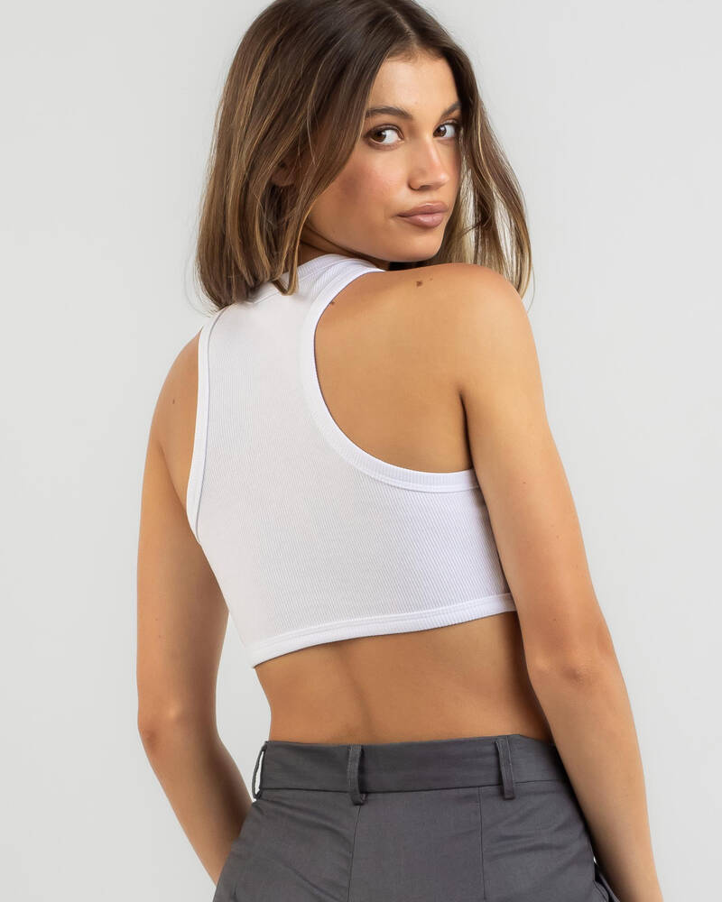Ava And Ever Holly Cut Out Ultra Crop Top for Womens