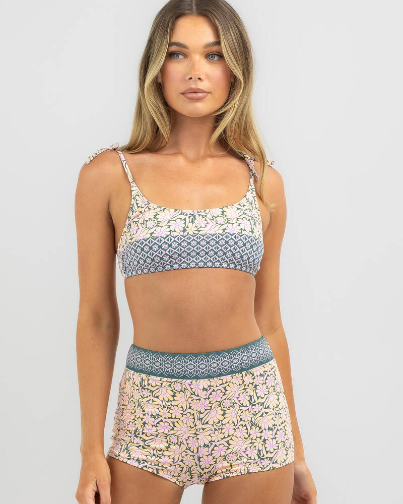 Roxy Free Spirit Shortie Bikini Bottom for Womens