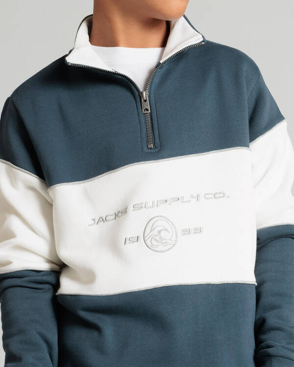 Jacks Boys' Zone Quarter Zip Sweatshirt for Mens