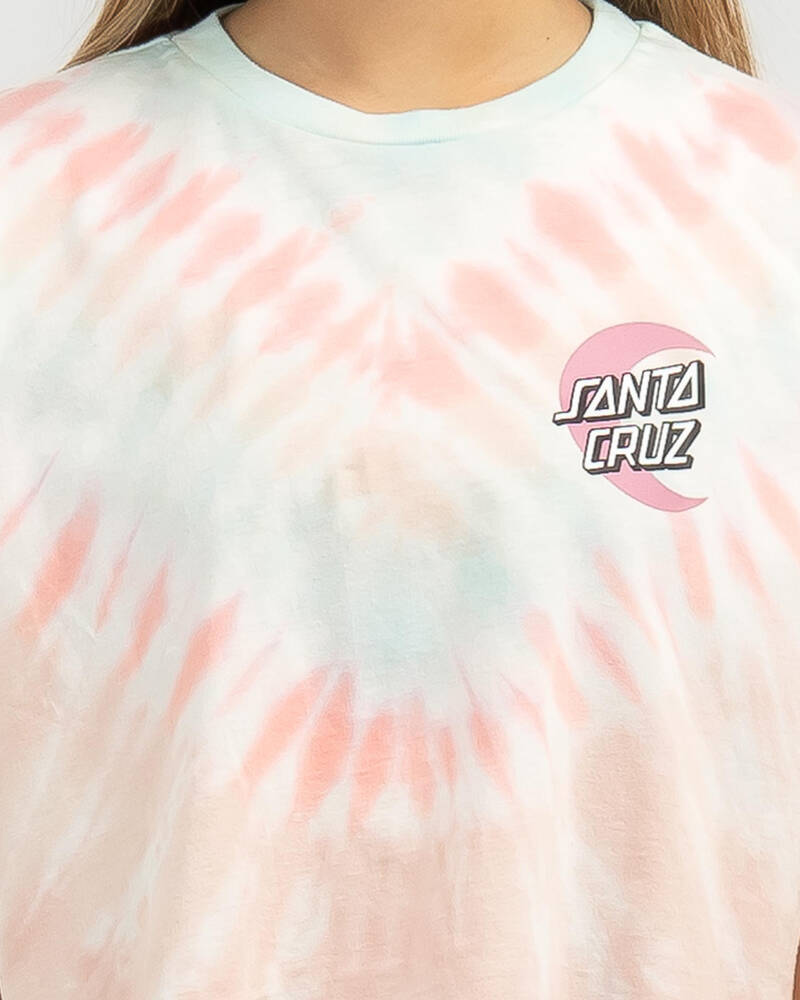 Santa Cruz Girls' Moon Dot T-Shirt for Womens