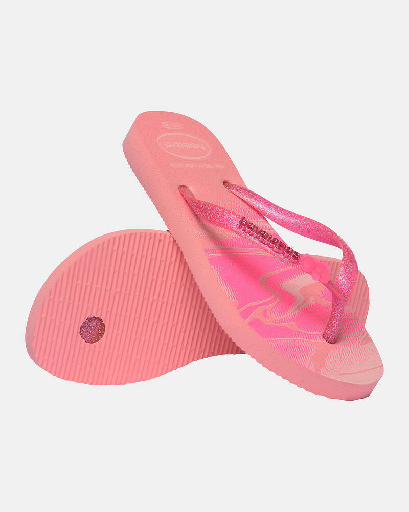 Havaianas Kids' Slim Glitter Thongs for Womens