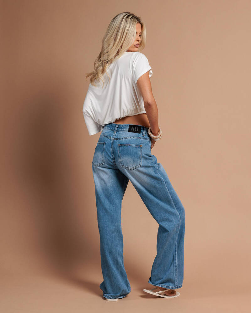 DESU Icon Straight Leg Jeans for Womens