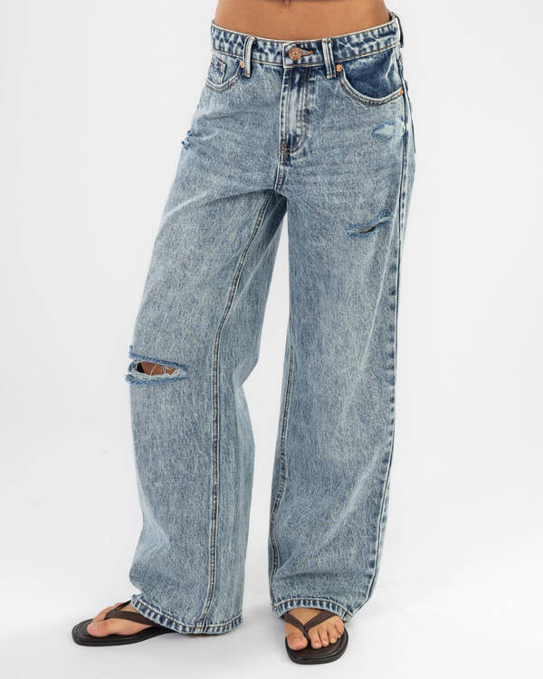 DESU Girls' Haze Wide Leg Jeans for Womens