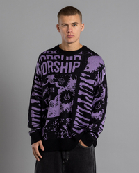 Worship Supplies Chico End Knit Sweatshirt for Mens image number null
