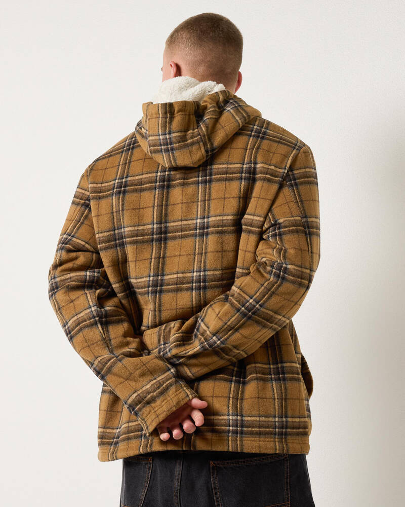 The Mad Hueys Hazza Sherpa Lined Jacket for Mens image number null