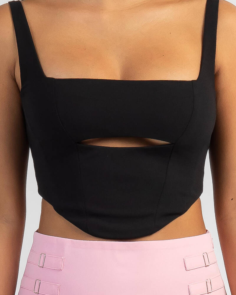 Luvalot Vegas Cut Out Top for Womens