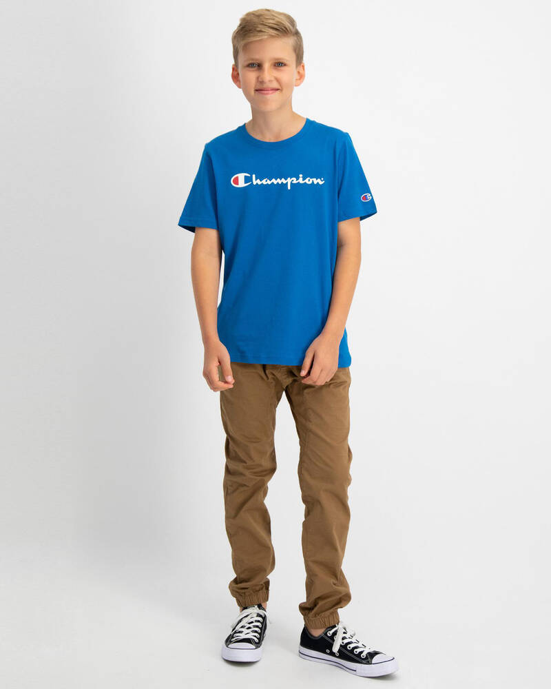 Champion Boys' Logo T-Shirt for Mens