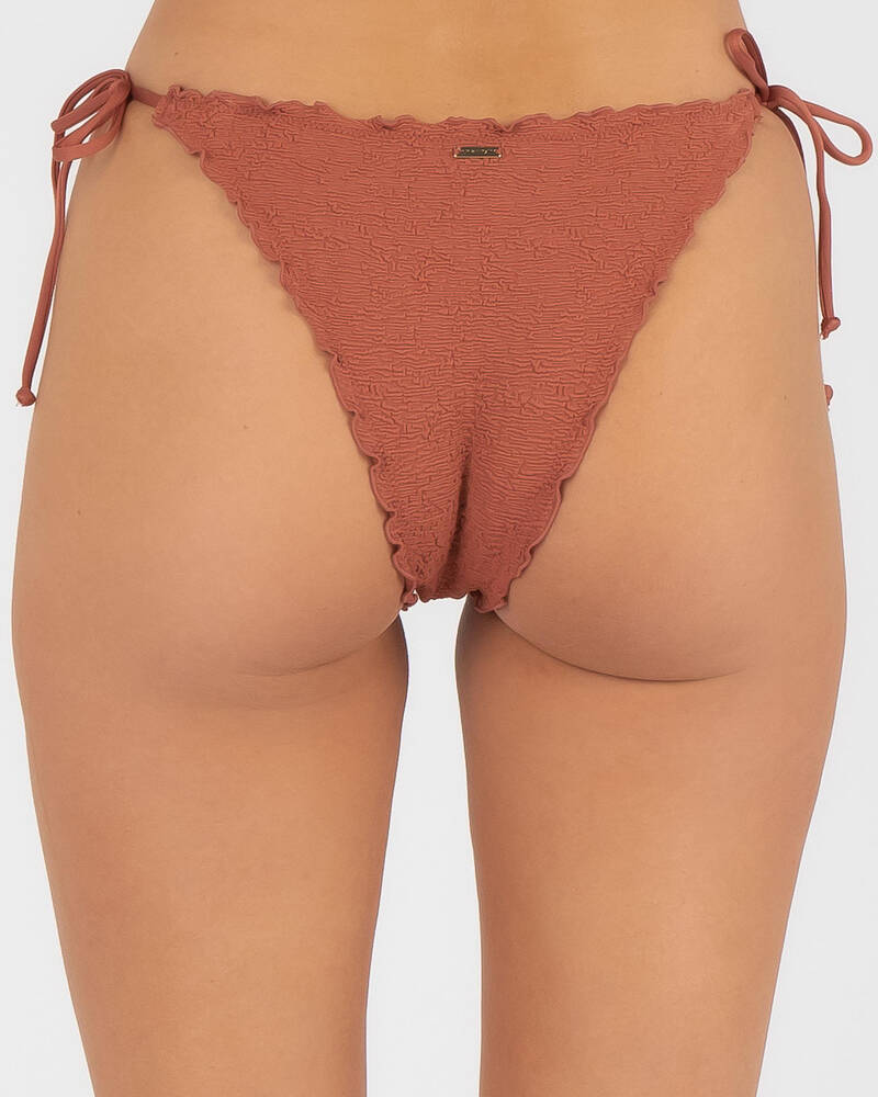 Rusty Sandalwood Bikini Bottom for Womens