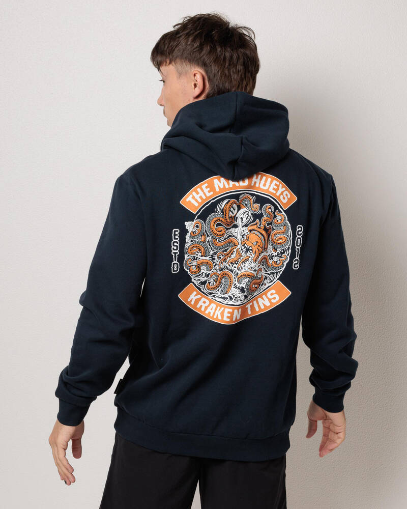 The Mad Hueys Tins Kraken Hoodie for Mens