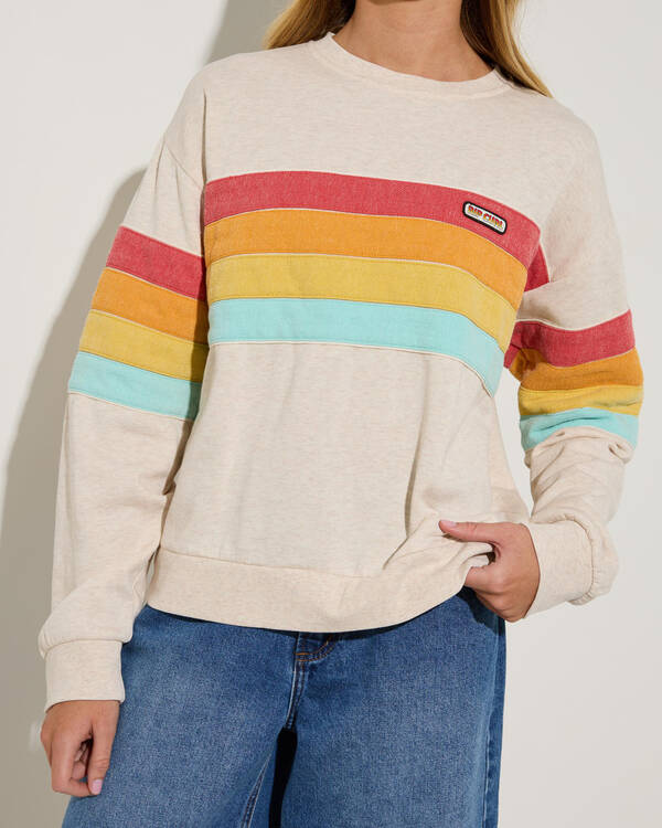 Rip Curl Surf Revival Relaxed Crewneck Sweatshirt for Womens