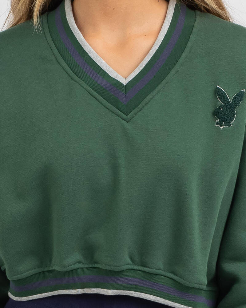 Playboy Track Club Sweatshirt for Womens