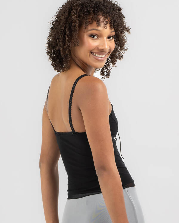 Mooloola Tay Tay Mesh Cami Top for Womens