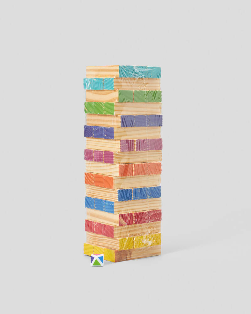 Get It Now Colourful Tumbling Tower for Unisex