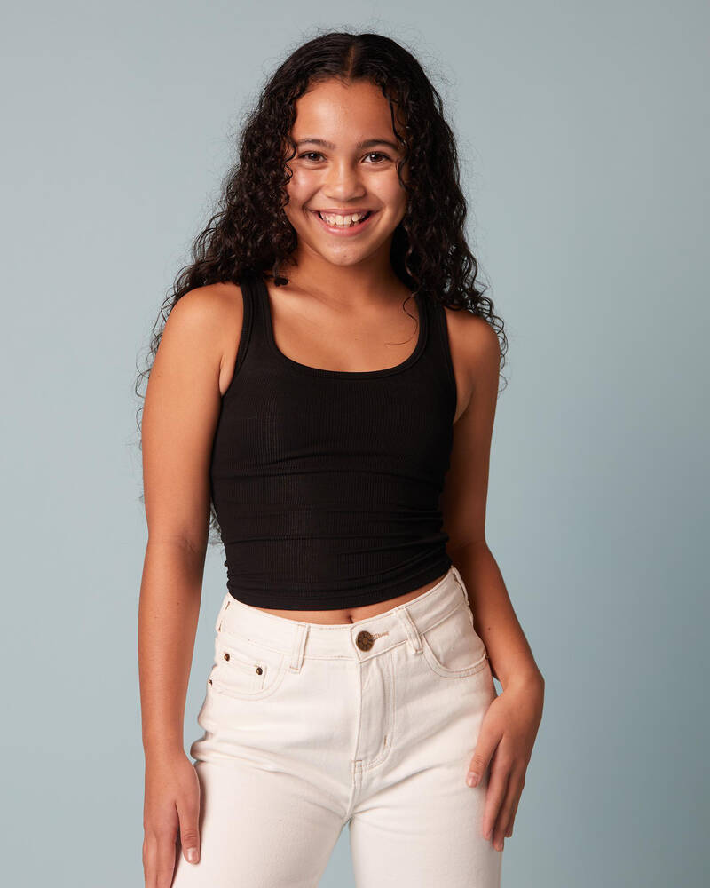 Mooloola Girls' Basic Scoop Neck Tank Top for Womens