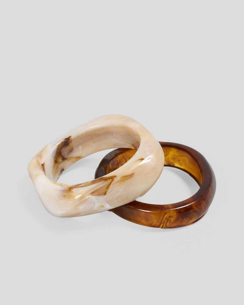 Karyn In LA Ginny Resin Bangle pack for Womens