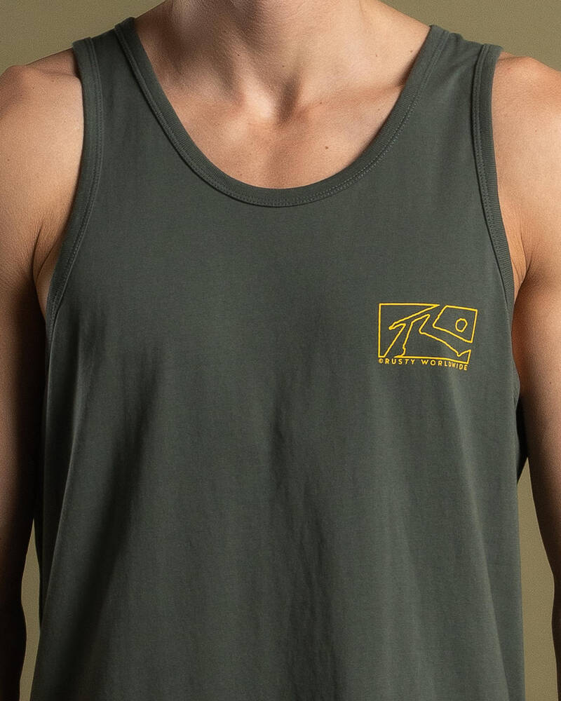 Rusty Boxed Out Tank for Mens