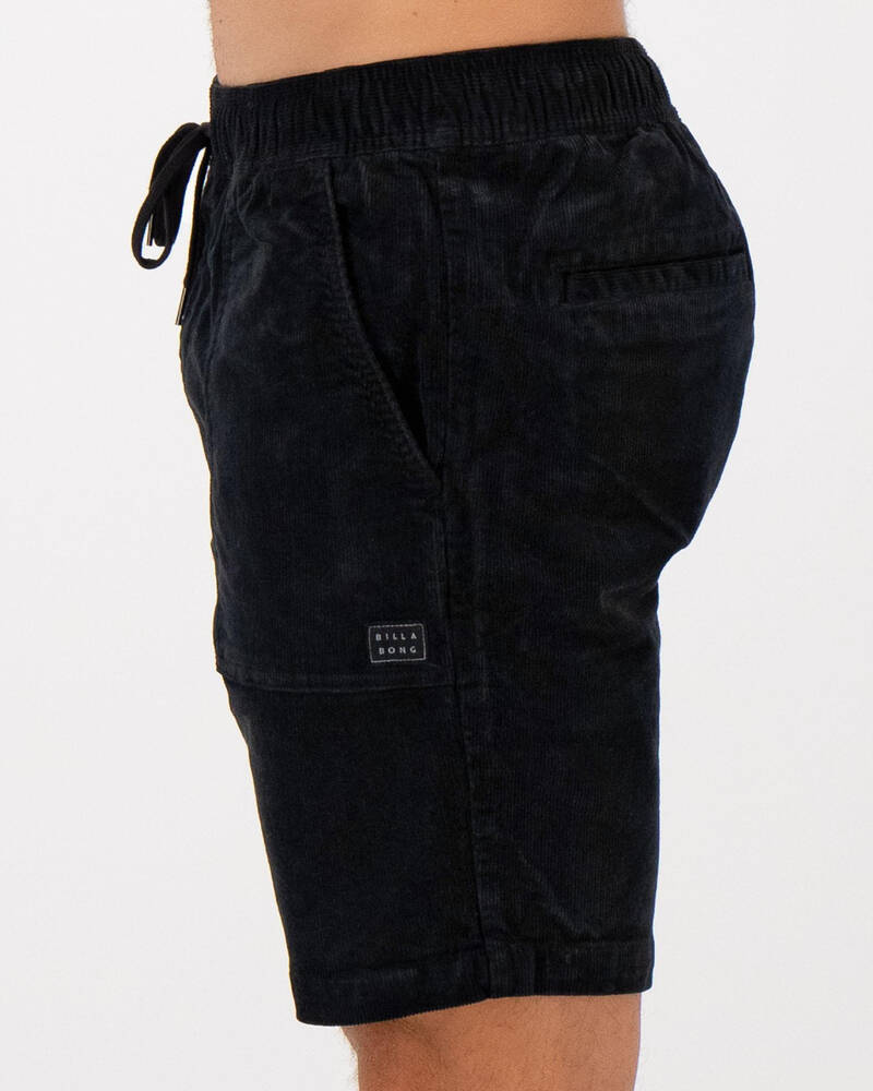 Billabong Larry Cord Elastic Walk Shorts for Mens
