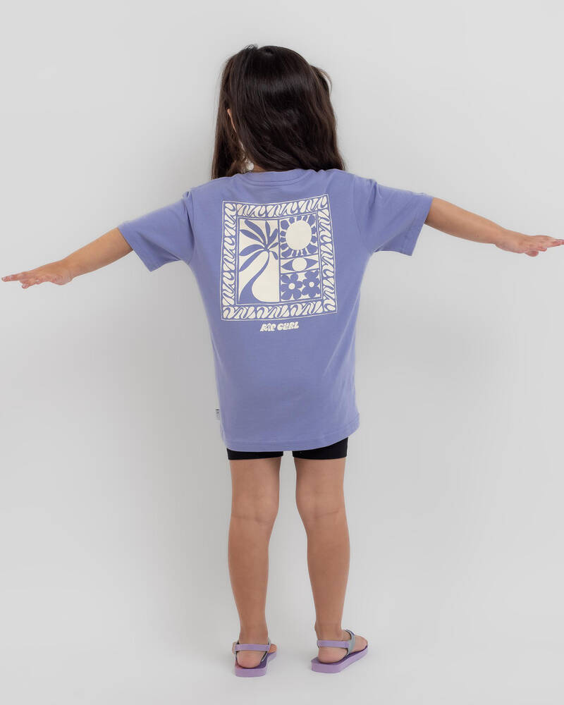 Rip Curl Toddlers' Sonic Bloom Logo T-Shirt for Womens