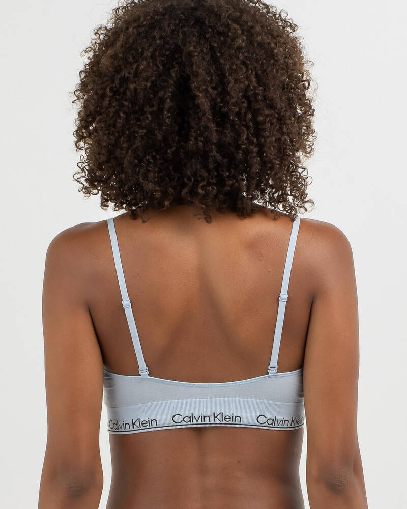 Calvin Klein Underwear Wmns Light Lined Bralette Brown - Womens