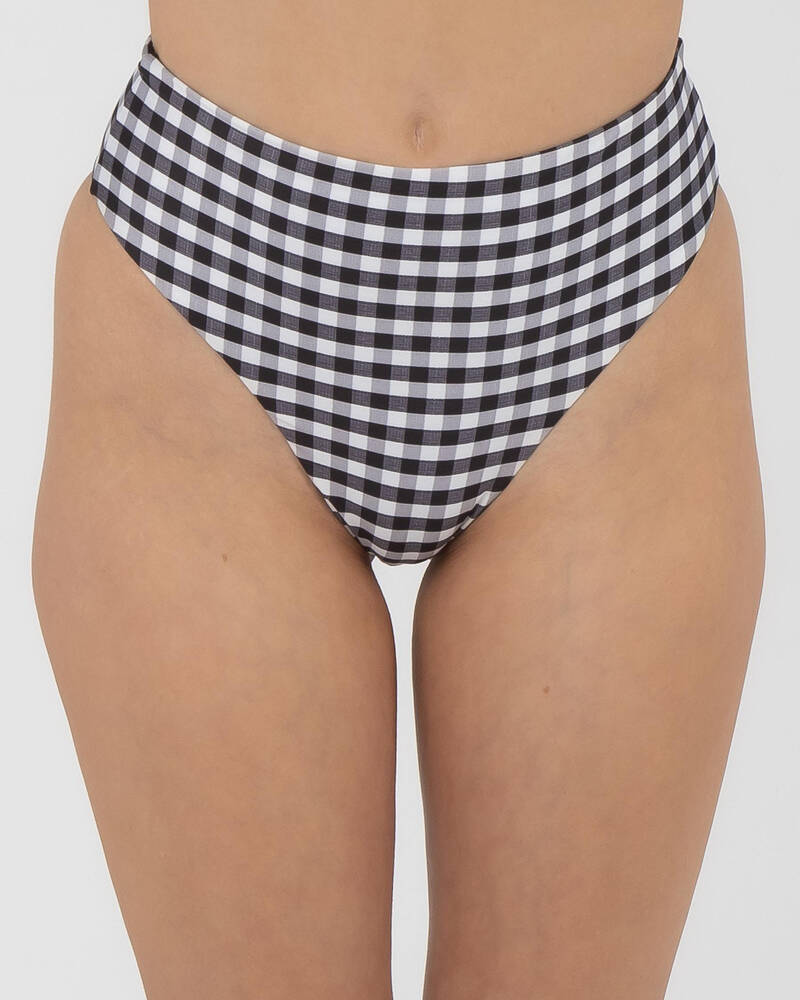 GUESS Gingham Bikini Bottom for Womens