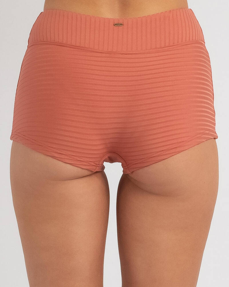 Rip Curl Premium Surf Boyshort Bikini Bottom for Womens