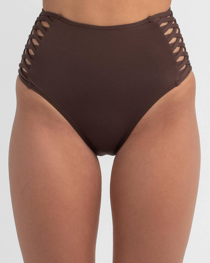 Kaiami Mika High Waisted Bikini Bottom for Womens