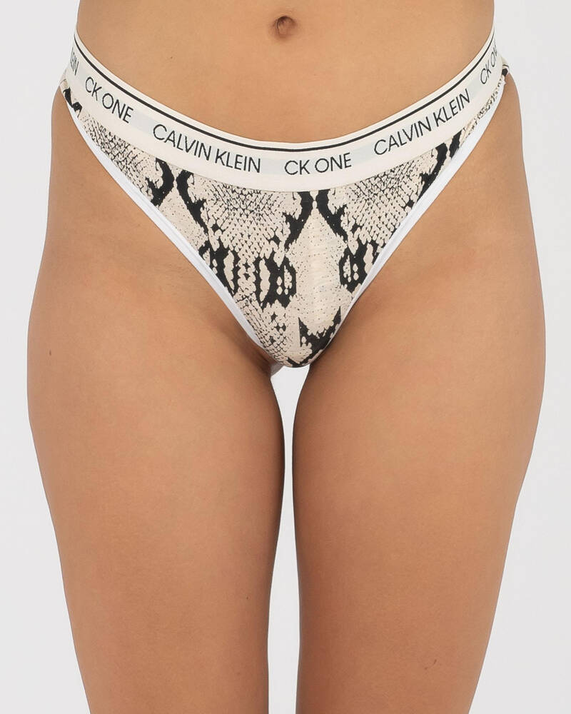 Calvin Klein CK One Thong for Womens