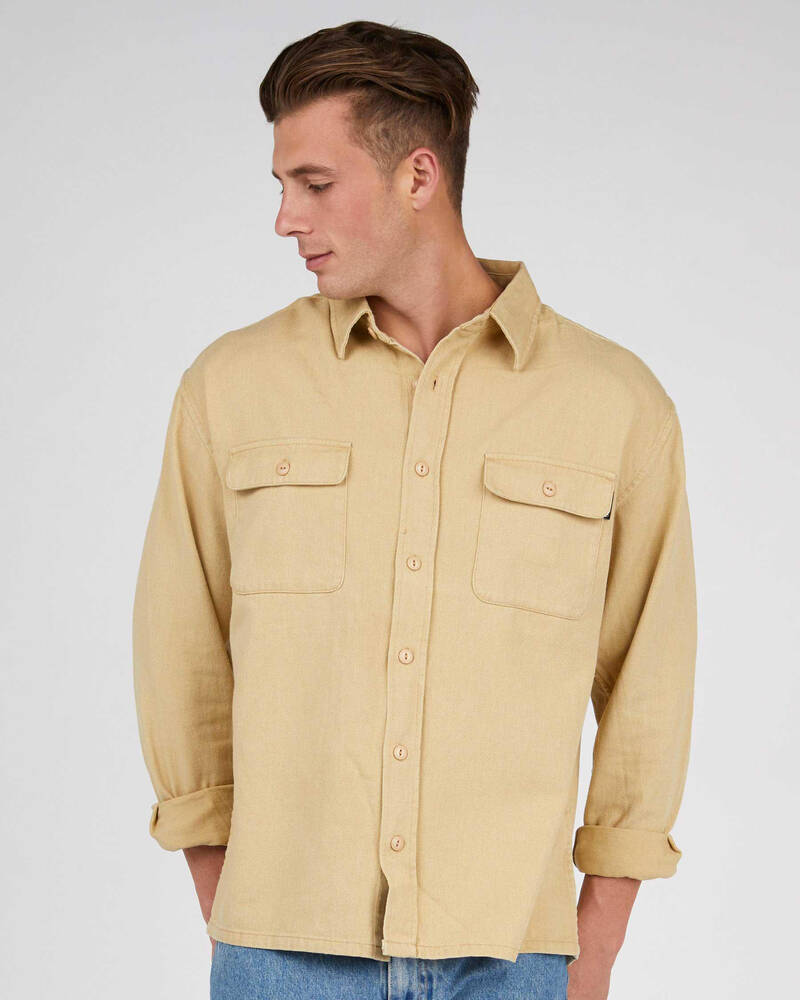 Rusty No Thrills Long Sleeve Shirt for Mens