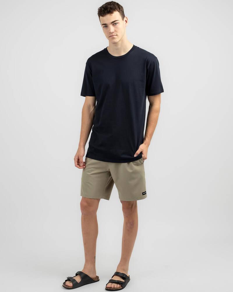 Volcom Stones Hybrid Elastic Waist Shorts for Mens