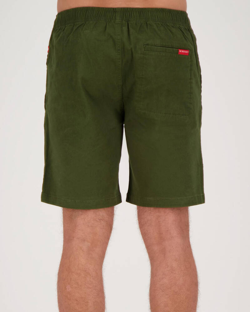 The Mad Hueys Hueys Chino Elastic Short for Mens