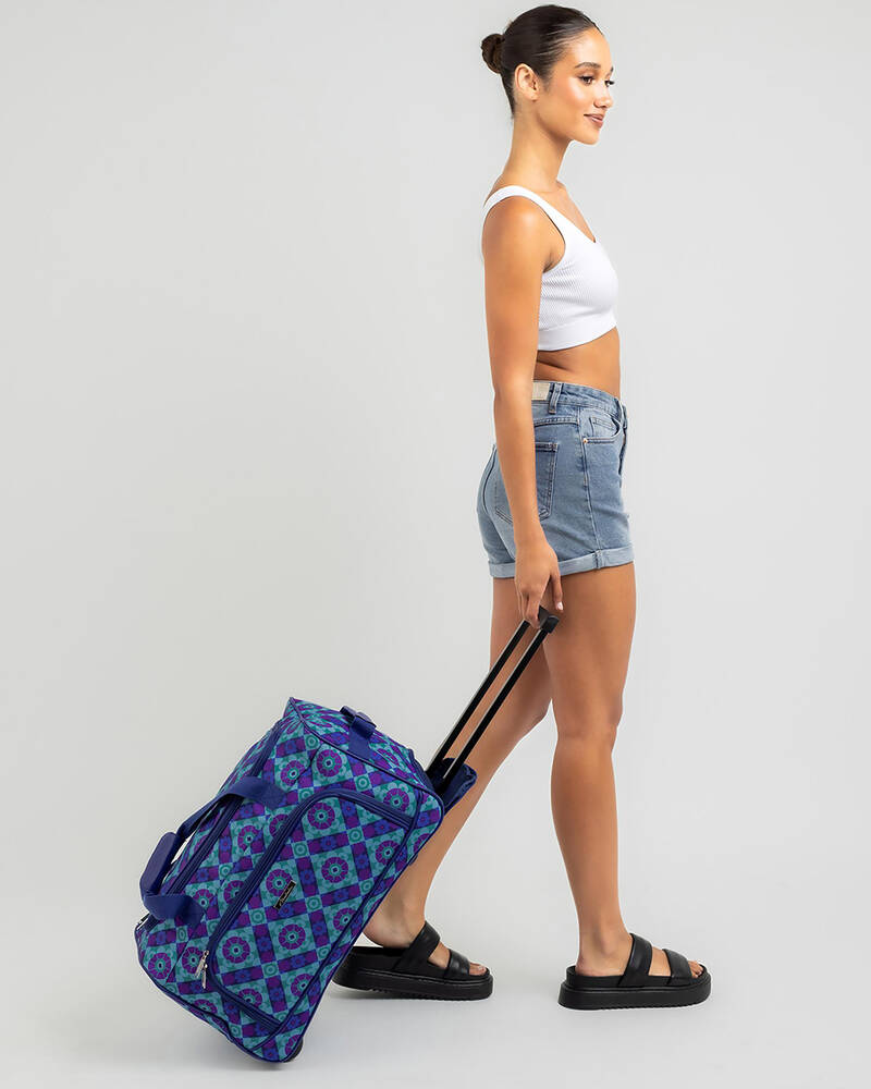 Mooloola Peggie Small Wheeled Travel Bag for Womens