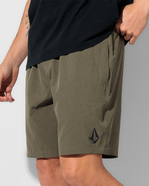 Stones Elastic Waist Hybrid Shorts