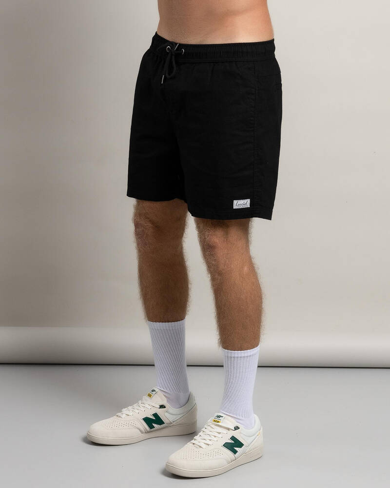 Lucid Refined Elastic Waist Shorts for Mens