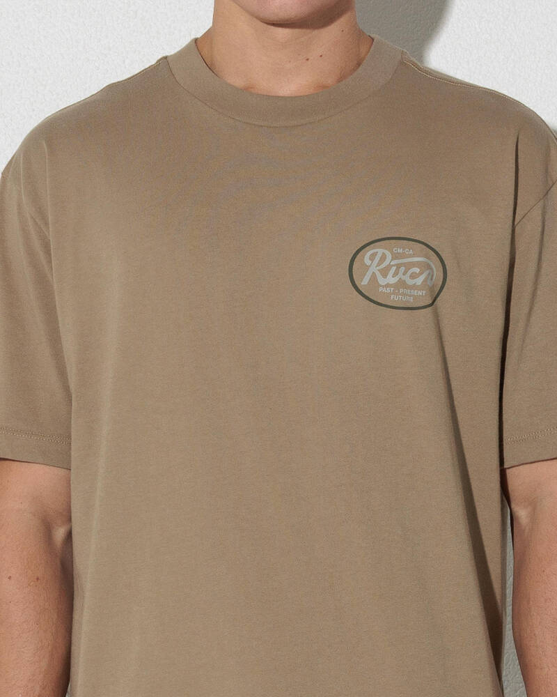 RVCA Standard Script T-Shirt for Mens