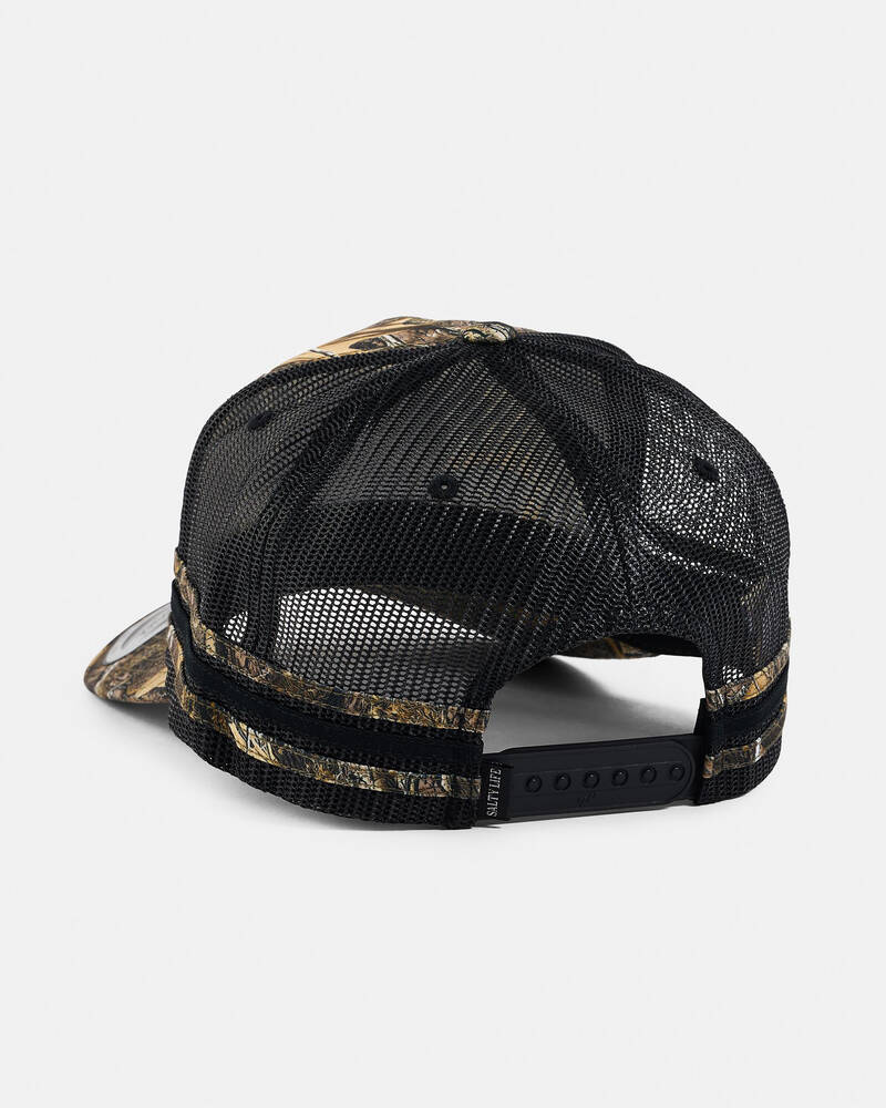 Salty Life Once Bitten Bullseye Trucker Cap for Mens
