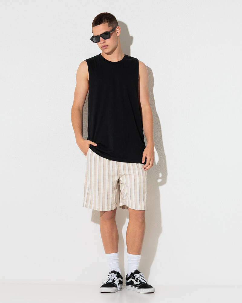 Lucid Relic Elastic Waist Shorts for Mens