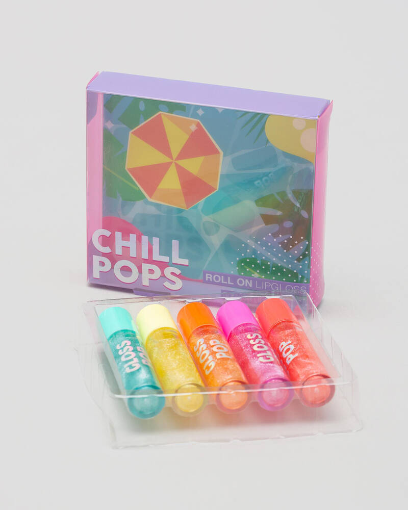 Get It Now Chill Pops Rolls On Lip Gloss Pack for Womens