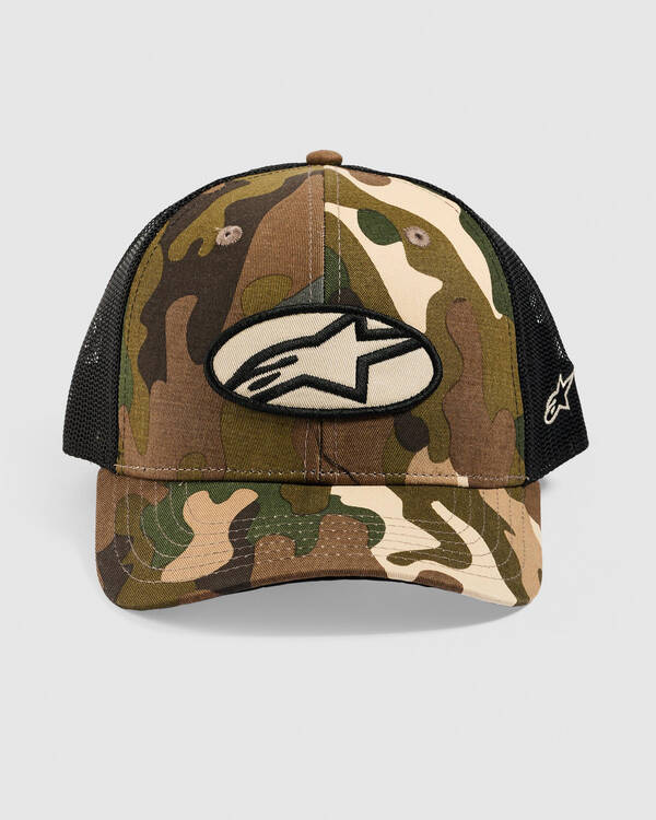 Alpinestars Oblique Camo Trucker Cap for Mens