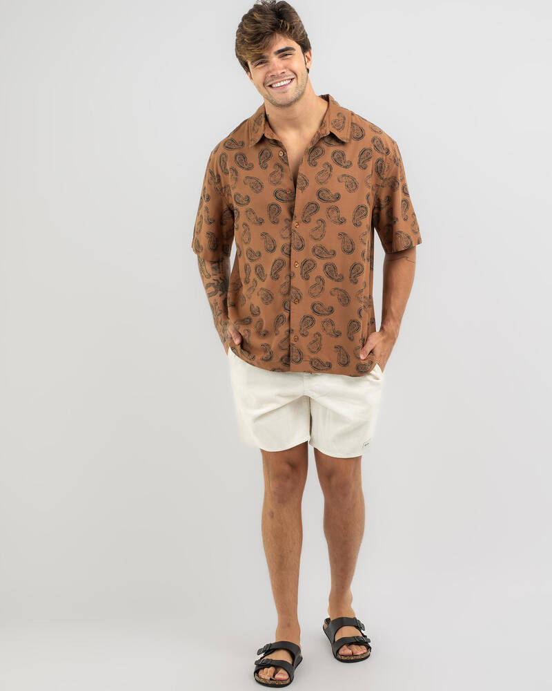 Afends Tradition Short Sleeve Shirt for Mens