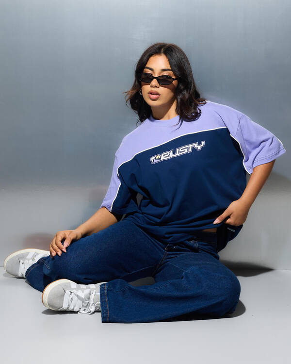 Rusty Archived OPS Oversized T-Shirt for Womens