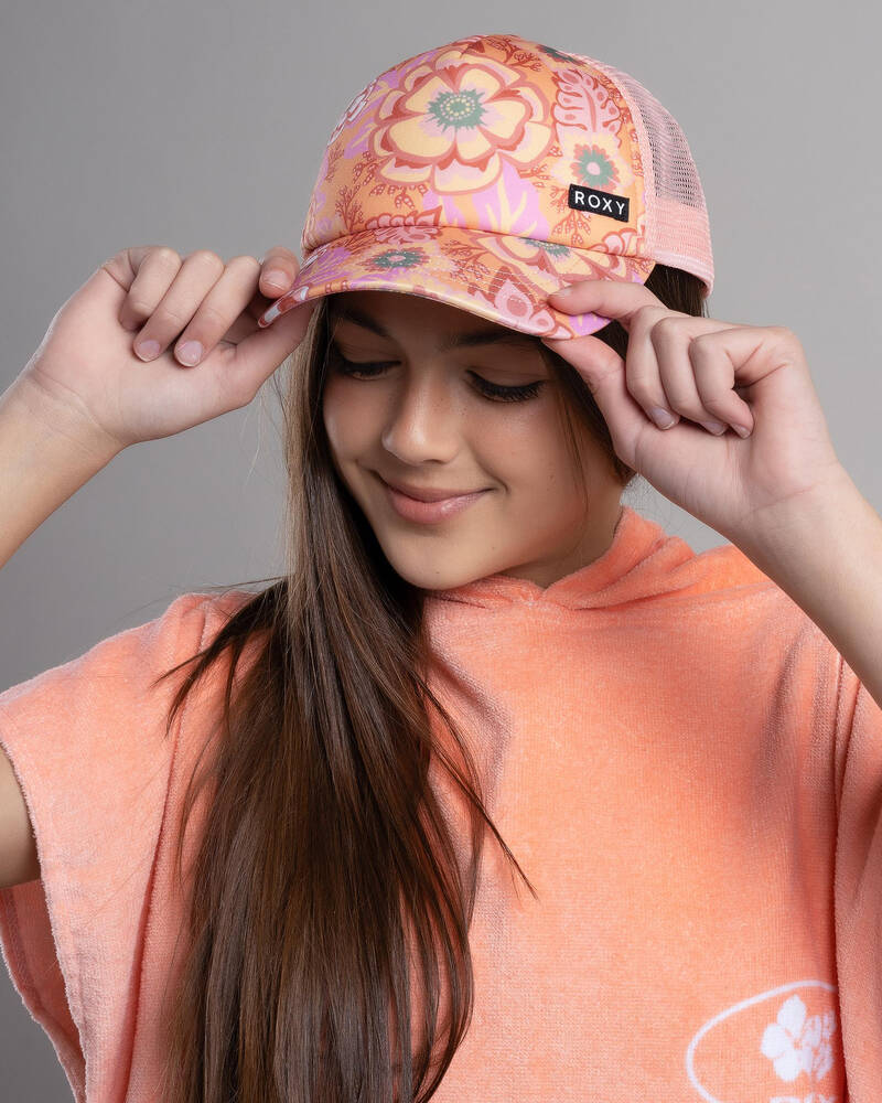Roxy Girls' Honey Coconut Trucker Cap for Womens