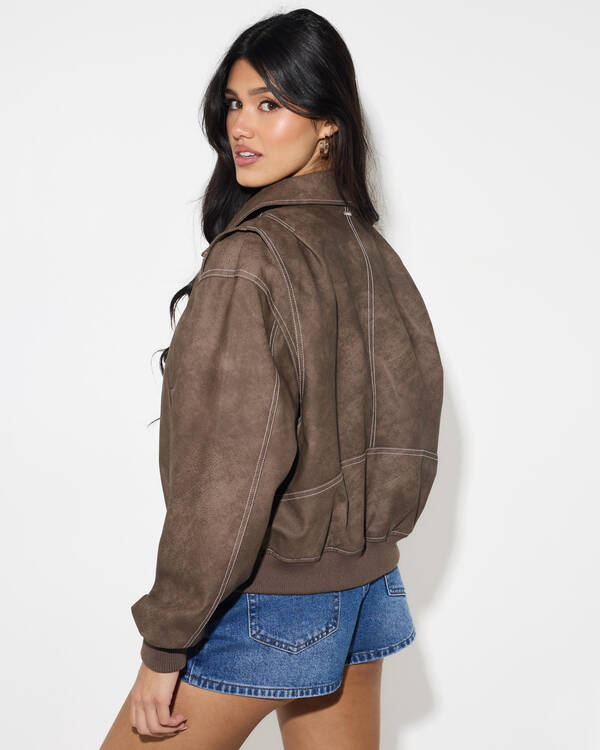 Ava And Ever Fairfax Faux Leather Jacket for Womens