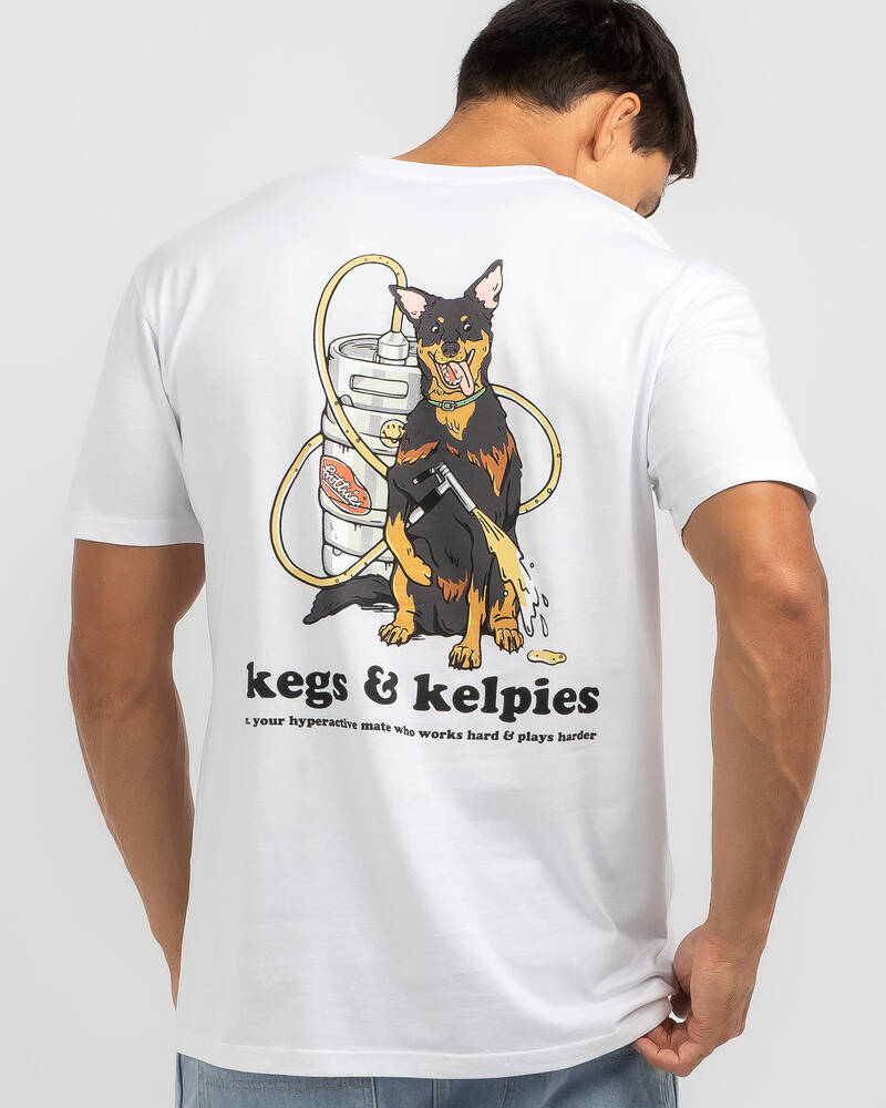 Frothies Kegs & Kelpies T-Shirt for Mens