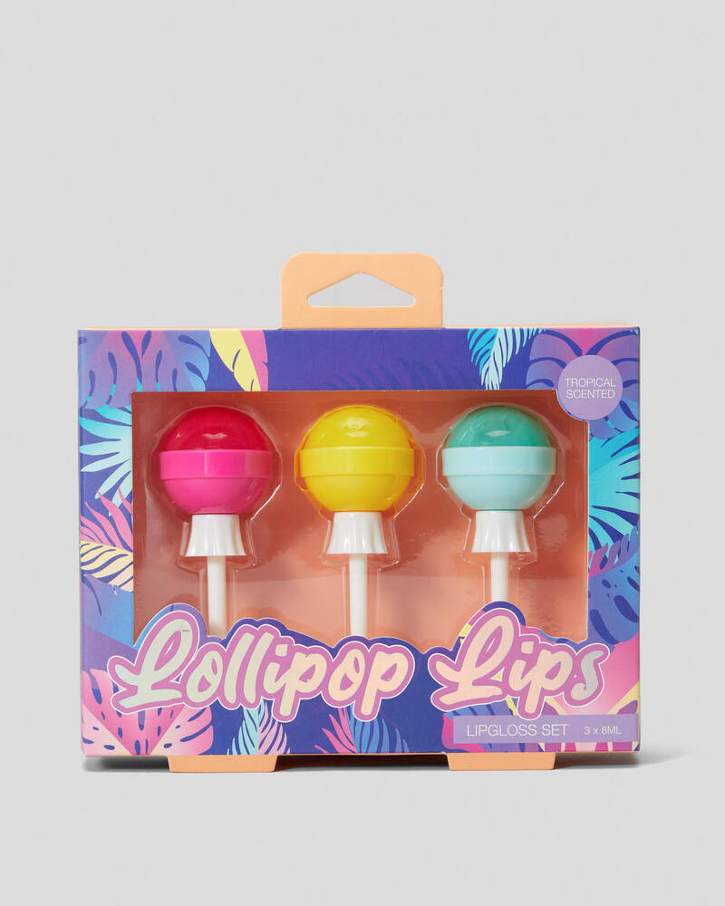 Mooloola Juicy Lips Lollipop Lip Gloss Pack for Womens